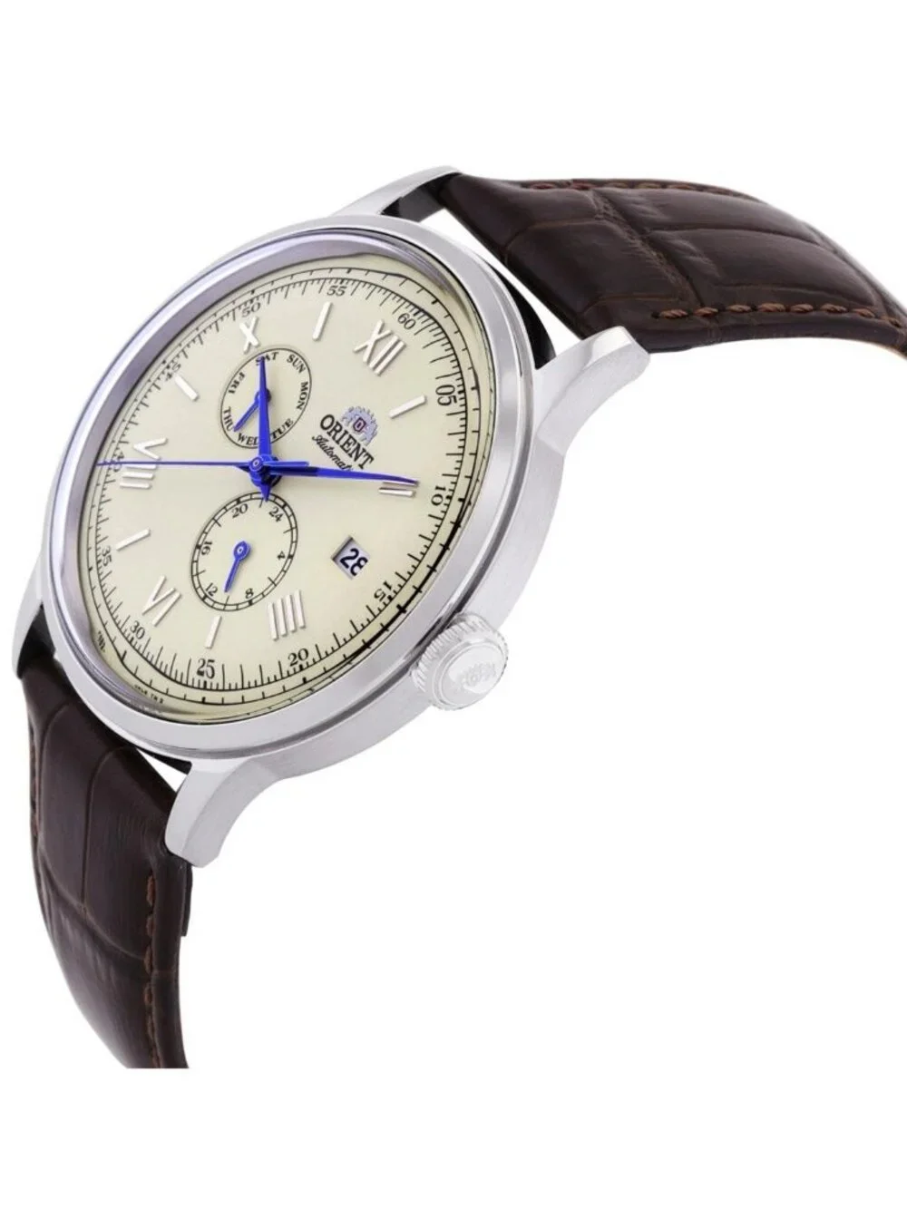 NWT Orient Bambino Version 8 Automatic Champagne Dial Men's Watch
